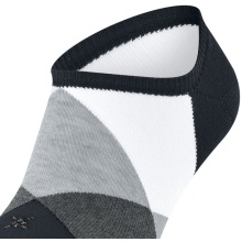 Burlington Daily Sock Sneaker Clyde (Argyle Pattern) black Men - 1 Pair